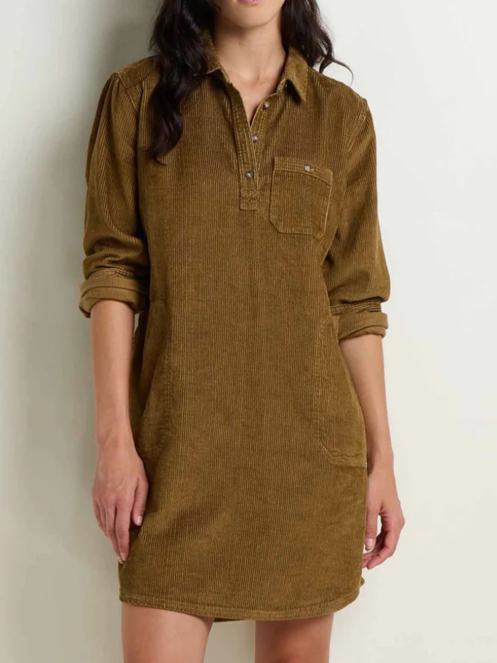 NWT Toad&Co Cascadia Popover Long Sleeve Shirt Dress